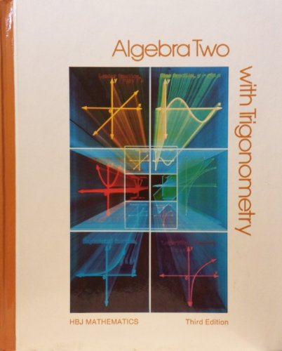 Algebra Two with Trigonometry - 3rd Edition 015353933X Book Cover