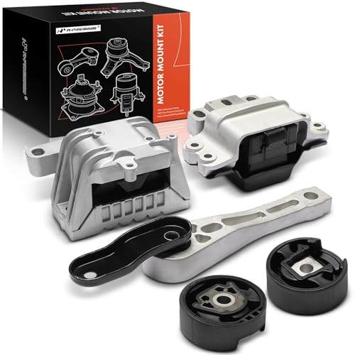 A-Premium 5-PC Engine Motor Mount Transmission Mount and Torque Strut Mount Set Compatible with Volkswagen Jetta 2014-2018, Beetle 2014-2019, 1.4L 1.8L 2.0L