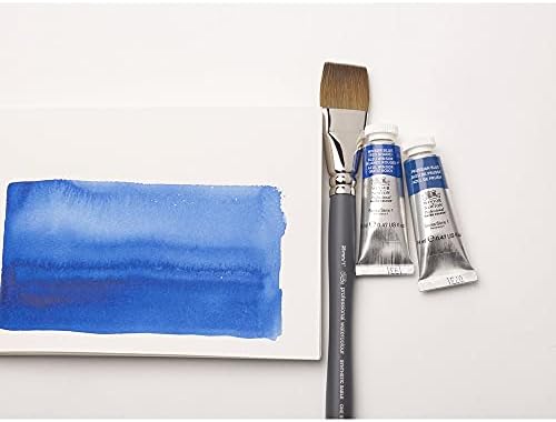 Winsor and Newton Watercolour Paper Pad, A6 (10,5 x 14.8 cm), 15 Sheets, 300 g/m, Glue Bound, Cold Pressed, Acid , Mixture of 25 Percent Cotton and Cellulose Fibres, Natural White