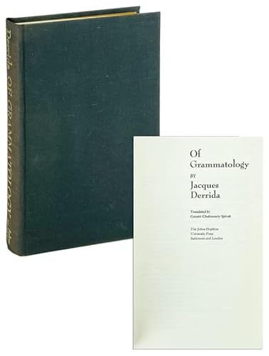 Of Grammatology 0801818419 Book Cover