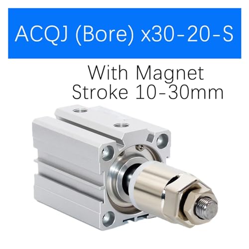 Cylindre compact mince standard ACQ50 à course réglable - 3