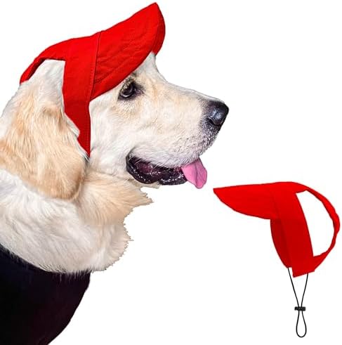 Dog-O-Bow Red Baseball Cap for Dogs (Large) : Amazon.in: Clothing 