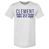 500 LEVEL Ernie Clement Toronto Font Men's Premium T-Shirt (Tri Ash, Large)