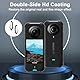 DMNQ Insta360 X3 Zubehör Insta360 X3 Linsenschutz Silikonhülle, Insta 360 Grad X3 Zubehör Insta 360 X3 Lens Guard Linsenschutz und Displayschutz Insta360 One X3 Zubehör für Insta360 One X3 Kamera