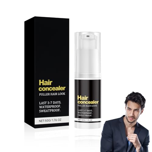 Horuili® Crema Cubrepelo, Corrector Capilar, Cubrepuntos Voluminizador Capilar, Fortalecedor de la raya del pelo a prueba de sudor, Cubre fácilmente el pelo suelto