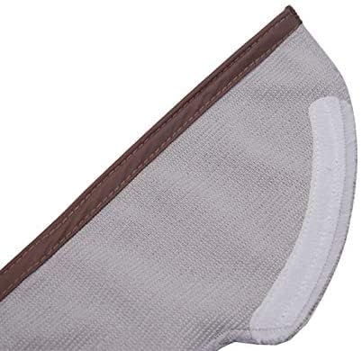 5 Packs Microfiber Mop Cloth Replacement Mop Cloths for Mi Roborock S5/S5 Max/S50/S51/S55/S6/S6 Maxv/S6 Pure Robot Vacuum Cleaner, Effective in Corners, Edges