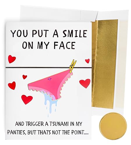 Gifting Giggles Lustige Romantische Grußkarte für Ihn