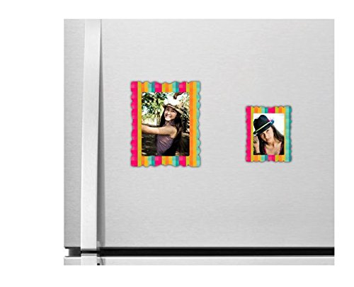 Image of Nourish Magnet Photo Frame (5.9 x 4.52 x 0.15 inch, Multicolour)