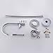 Artiqua Freestanding Tub Filler Bathtub Faucet Chrome Single Handle Floor Mounted Faucets with Handheld Shower