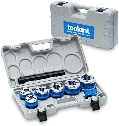toolant Ratchet Pipe Threader Kit, NPT 1/4