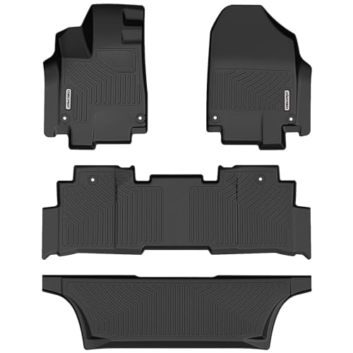 OEDRO Floor Mats Compatible for 20182024 Honda Odyssey, Unique Black