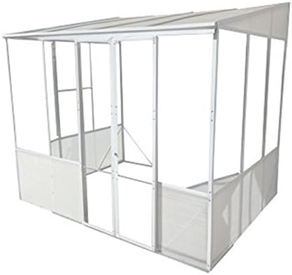 DIY Steel PVC Garden Room Summer House Lean To Greenhouse 3.5m Wide