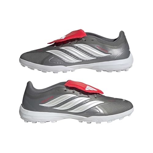 adidas Unisex League Ft Turf, Iron Metallic/White/Lucid Red, 6 by adidas - Used condition - Image 7