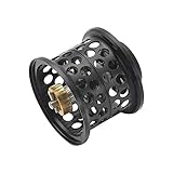 Position: Fluss RH-HPC Angelzubehör Aluminium-Legierung Low Profile Baitcasting Angelrolle Modified Linie Cup Micro-Cup Spool (Color : Black)