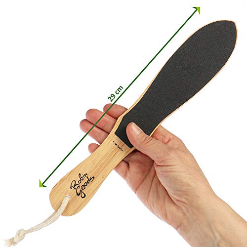 Robin Goods® eeltraspvoetvijl van hout, grof & fijn | Eeltvijl, eeltverwijderaar in plasticvrije verpakking, voor het… - Image 8