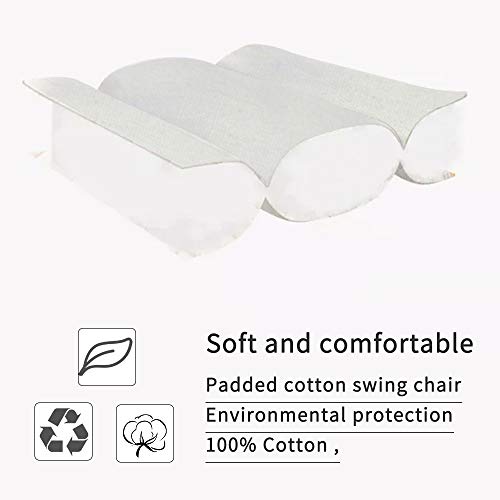 Pirny Hammock Chair Stand, Include Large Hanging Indoor Swing,Max Load 500 Lbs, Heavy-Duty Steel Hammock Stand For Indoor Outdoor(Grey) #TOP4