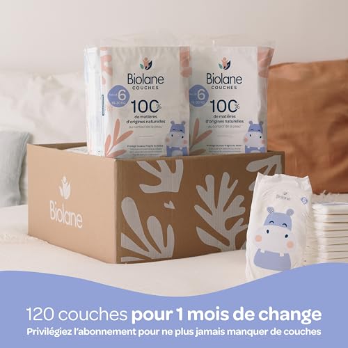 Couches Taille 6 Biolane pour accompagner les nuits calmes des bébés actifs