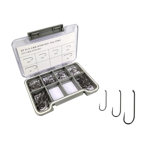 EUPHENG 240-Piece Barbless Hook Box