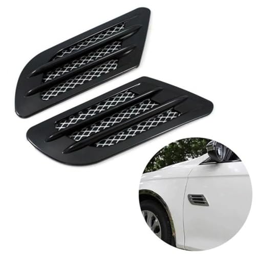 Capó universal para coche con decoración de simulación de tiburón plateada 4