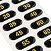 Vaveren Weight Stack Labels Weight Stickers Number Stickers Weight Tags for Body Building Resistance Trainers Gym Machine Attachments