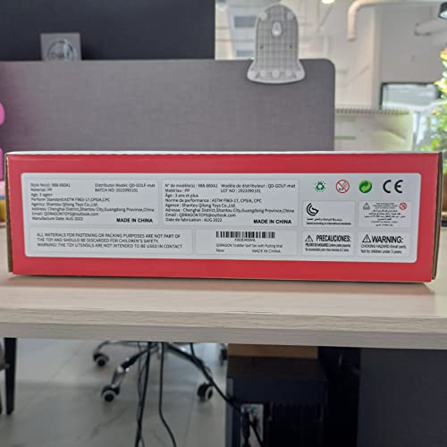 QDRAGON Golf Spielzeug Set für Kinder, Mini Golfkoffer mit 4 Golfschläger und 8 Bällen Mini Golf Spielset Kinderspiele Geschenk für Kinder, Jungen, Mädchen 3 4 5 6 Jahren