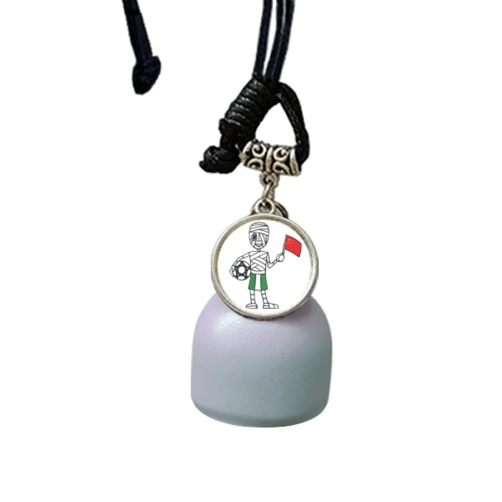 Carillon à vent nigérian pour voiture avec drapeau chinois