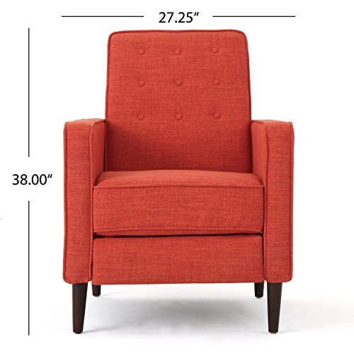 Sillón Moderno Reclinable Naranja miniatura 3