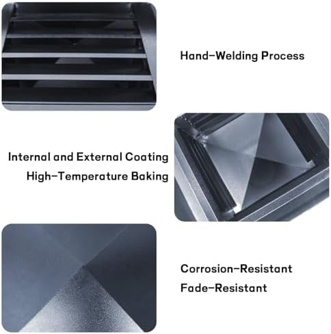 Aluminum Chimney Cap - Rainproof Fireplace Roof Cover for Outdoor Use, Easy Installation, Durable Protection Against Water and Debris