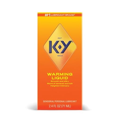 K-Y Warming Lube for Sex, Sensorial Personal Lubricant Liquid, New Improved Formula Compatible with Condoms, 2.4 Fl Oz