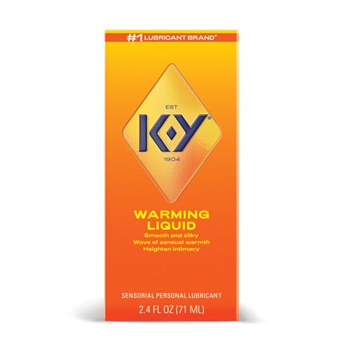 K-Y Warming Lube for Sex, Sensorial Personal Lubricant Liquid, New Improved Formula Compatible with...