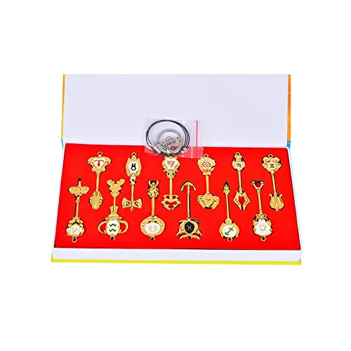 SOOYOOYOO Lucy Keychain Natsu Keyrings Gray Fullbuster Pendant For Fairy Tail Cosplay Luxury Collection[The Keyrings Is Not Sold Or Created By Fairy Tail]