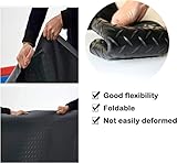 MYOYAY Rubber Garage Floor Mats 1M x 5M / 3.3Ft x 16.4Ft Anti-Slip Diamond Plate Mat 3mm Thick Heavy Duty Commercial Flooring Mat Roll for Under Car, Gym, Garage, Warehouse, Black - Image 4
