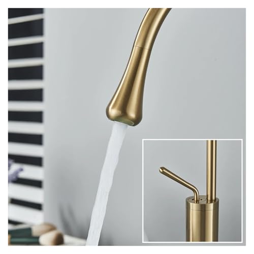Robinet de lavabo chrome à commande chaud et froid avec bec rotatif 360 - 7