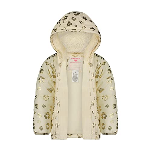 Image of Carter's Baby Girls' Toddler Water Resistant Two-piece Winter Snowsuit - Includes Snowsuit + Hooded, Fleece Lined Jacket