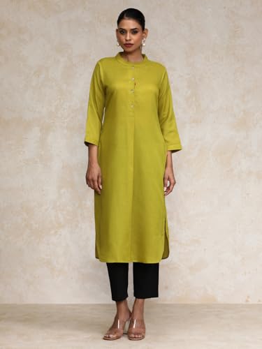 Image of Varanga Women Apple Hem, Heart Shaped Embroidered Kurta