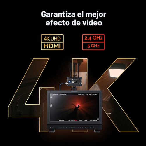Miniatura 4 de Hollyland Pyro S 4k30 Inalámbrico Hdmi Sdi Sistema De Transmisión De Vídeo, 1080p60, 400m, 50ms Latencia, Hasta 4 Rx, Salto Automático De Doble Banda Adh , Escaneo Smart De Canales, Uvc Live Stream