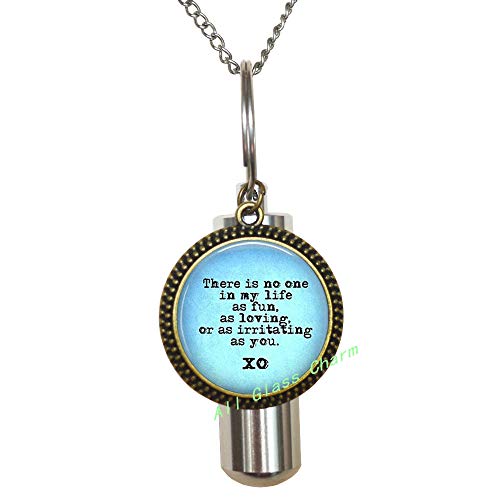 quote CREMATION URN Necklace quote URN funny quote snarky quote snarky CREMATION URN Necklace cute CREMATION URN Necklace gifts for her gift for sister glass CREMATION URN Necklace danceAS0211