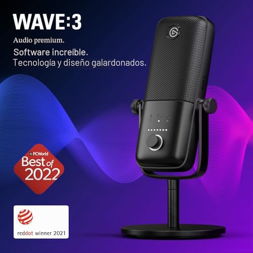 Miniatura 3 de Elgato Wave:3, micrófono Condensador USB prémium