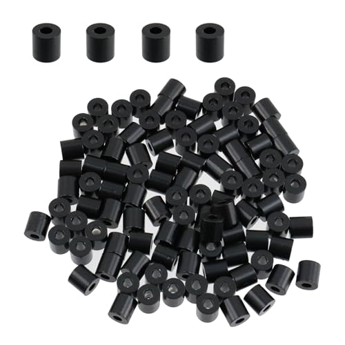 Antrader 100pcs 1/8 Inch(3mm) Aluminum Crimping Loop Sleeves for Wire Rope