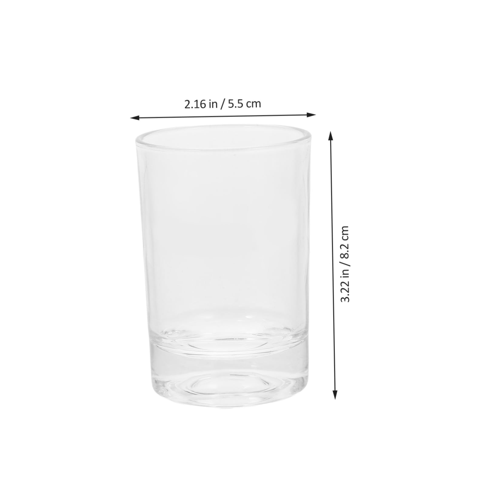 OFFSCH Drinking Glasses 6pcs Glass Cup Water Milk Cup Wine Beer Cocktails Container for Iced Tea Coffee