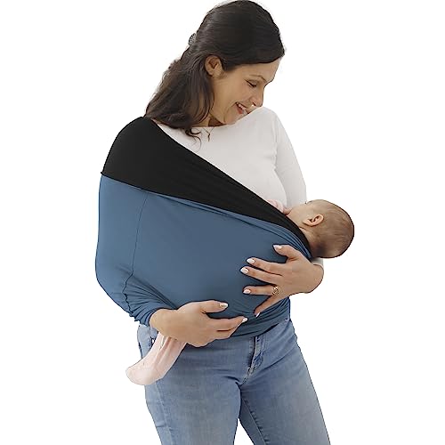 Image of Kloovete Baby Wrap Carrier, Reversible Bonding Comforter, Soft & Stretchy Baby and Infant Sling, Perfect Baby Carrier Wrap Sling for Newborn and Infant up to 35 lbs.