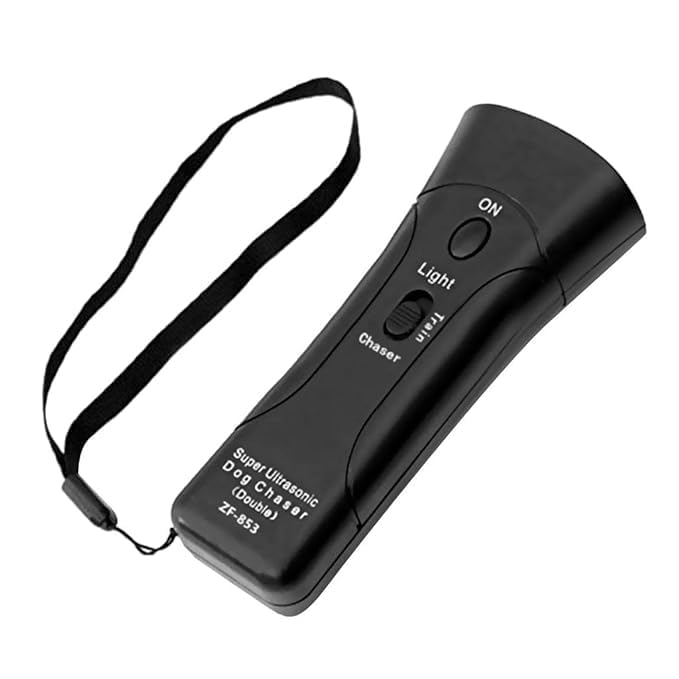 Pet Dog Trainer with LED Flashlight, Dog Training Device for Your Safety Ultrasonic Anti Barking Control Device Multi-Functions Silent Commands