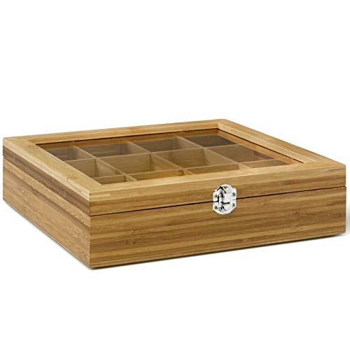 Bredemeijer - TB012BN Boîte à thé en Bambou - Marron (bois) Cover