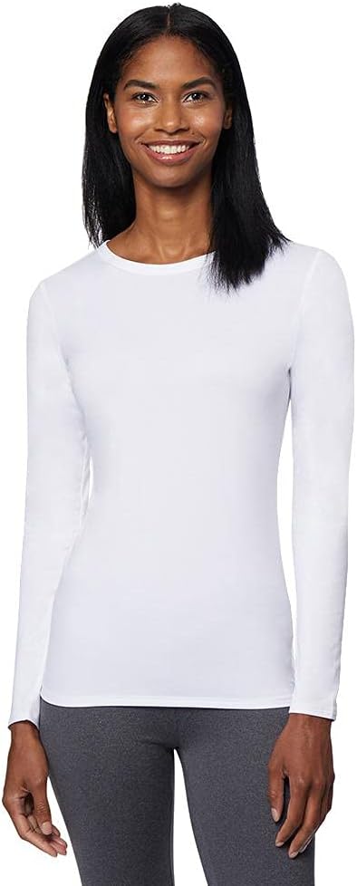 32 Degrees Heat Womens Ultra Soft Thermal Lightweight Baselayer Crew Neck Long Sleeve Top 32 Degrees Heat Womens Ultra Soft Thermal Lightweight Baselayer Crew Neck Long Sleeve Top
