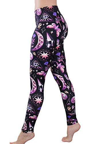 Comfy Yoga Pants – Soft Printed Workout Leggings for Women - Fun Lightweight Printed Yoga Leggings