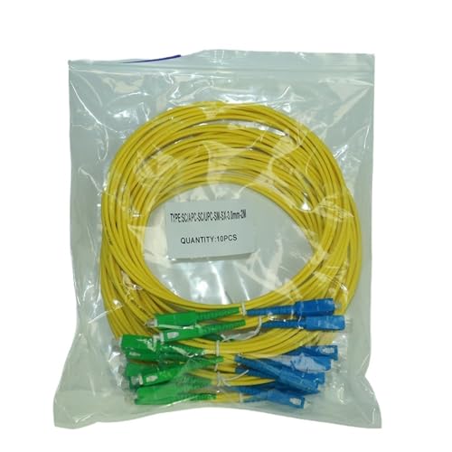 Cordon de brassage fibre optique SC APC SC UPC pour résoudre les pertes de signal réseau 2m