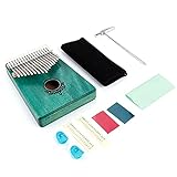 TONO: La kalimba de madera puede reproducir 17 tonos, que van desde C4 a E6.Esta kalimba puede cultivar interés, inspirar inspiración y agregar diversión a su vida.
