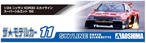 Aoshima Nissan KDR30 Skyline Super Silhouette ’82 1:24 Kit miniatura 5