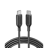 Anker PowerLine III USB-C & USB-C 2.0 100W ケーブル (1.8m ブラック)【超高耐久/USB PD対応】iPhone 16 / 15 MacBook Pro/Air iPad Pro/Air Galaxy 等対応