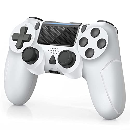 Oussirro Wireless Controller for PS4, Replacement for PS4/Slim/Pro, Controller with Dual Vibration/Stereo Headset Jack/Touch Pad/Six-axis Motion